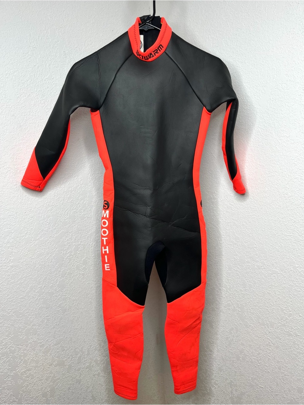 Ski Warm Black Red Full Body Wetsuit Smoothie Surf Beach Size Juniors Large